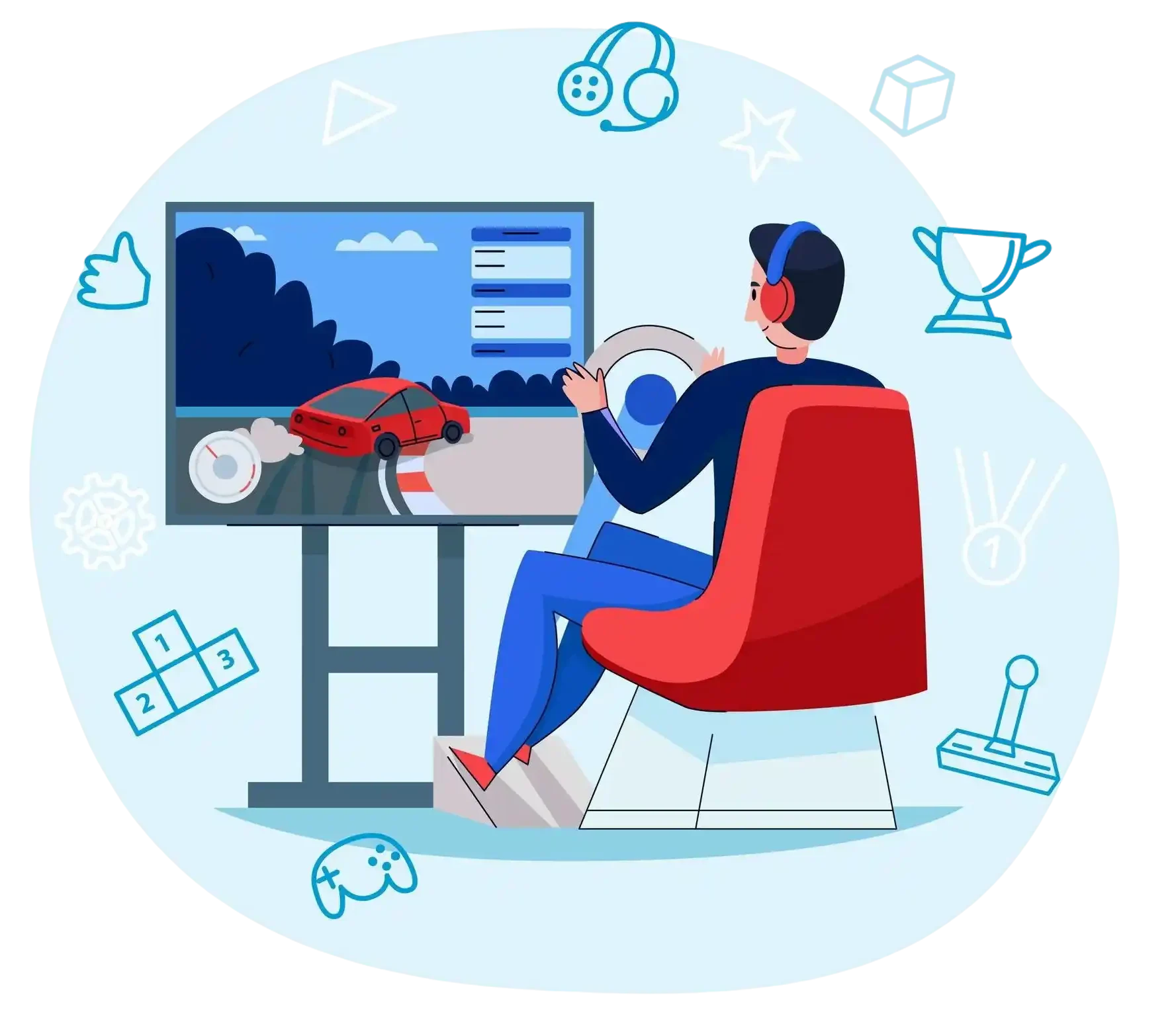 "Kinect development projects by TVoxel featuring a gesture-controlled driving simulator with custom 3D motion sensing and Unity integration."